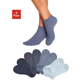 GO IN Kurzsocken 8er Pack Blau 43-46