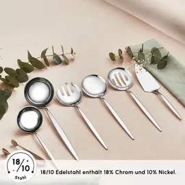 KARACA Porto 7-teiliges Service-Set aus Stahl - Elegantes und Hochwertiges Küchenzubehör für Anspruchsvolles und Stilvolles Servieren in Ihrer Küche