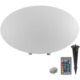 Tectake Kugelleuchte Luminous Eye, LED, mit Fernbedienung - Leuchten, Außenbeleuchtung, Außenleuchten