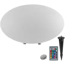 Tectake Kugelleuchte Luminous Eye, LED, mit Fernbedienung - Leuchten, Außenbeleuchtung, Außenleuchten