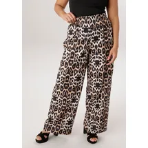 aniston plus Schlupfhose figurumspielend Leoprint 44