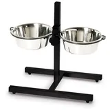 Nobby 72833 Hundenapfständer. inklusiv 2 Näpfen 2 x 2.80 ltr. Ø25 cm