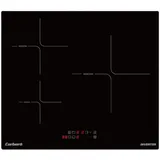 Corberó CCIM3662 Induktions-Kochfeld, 60 cm, 3 Zonen, 6200 W, 3 Kochzonen, extra große Zone 29 cm, Touch-Steuerung, Booster, Timer, Sicherheitsverriegelung, weiße Linien