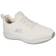 SKECHERS Squad Sr Myton Sneaker, White Textile Synthetic, 47.5 EU
