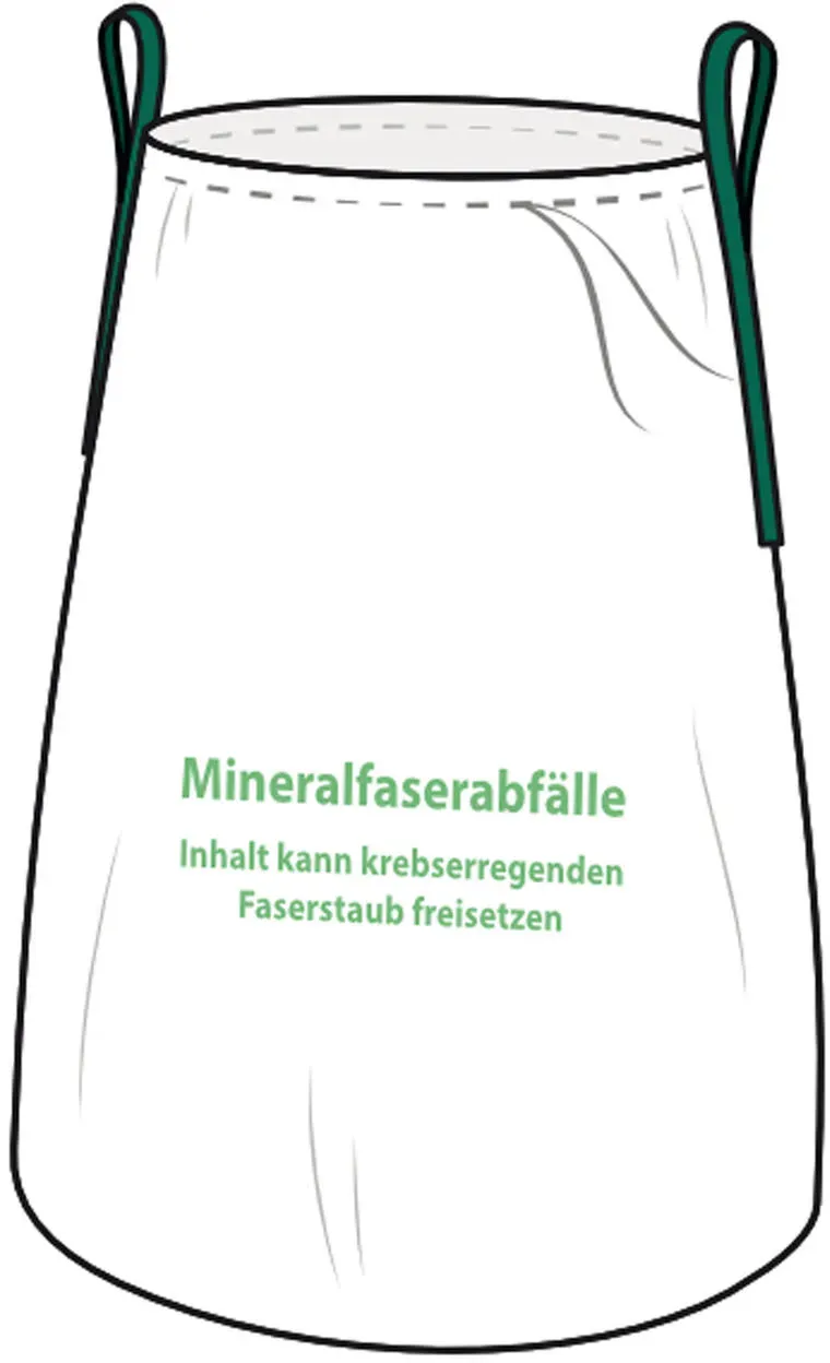 KMF Entsorgungssack 140x220cm mit Kordel im Saum + Hebschlaufen