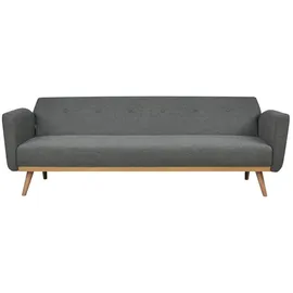SalesFever Schlafsofa Strukturstoff 3-Sitzer Grau