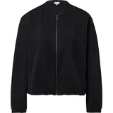 s.Oliver Sweat-Blouson mit Gummibündchen - schwarz - 42