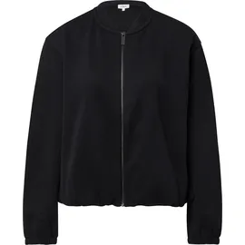 s.Oliver Sweat-Blouson mit Gummibündchen - schwarz - 42