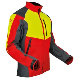 Pfanner Forst-Bundjacke "VENTILATION" - M - rot/neongelb