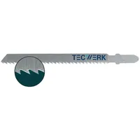 tecwerk Stichsägeblatt Gesamt-L.100 mm Zahnt.2,5 mm S.1,45 mm 25 St.