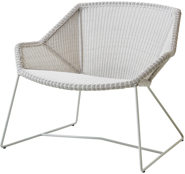 Cane-line Loungesessel Breeze grau, Designer Christina Strand, Niels Hvass, 73x87x72 cm