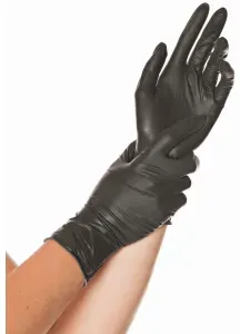 Hygostar® Diablo Latexhandschuhe, puderfrei , Einweghandschuhe für Tattoo-, Piercing-, Friseurstudios, Bestattungsinstitute, 1 Packung = 100 Stück, Größe XL