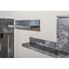 INOSIGN Trendmanufaktur Wohnwand (schieferfarben), (673019)