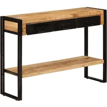 vidaXL Konsolentisch 110x30x76 cm Massivholz Mango