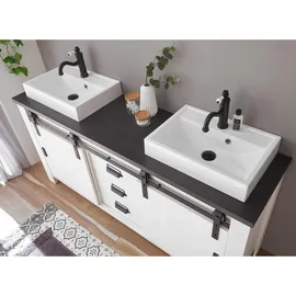 furn.design Doppelwaschtisch 164 x 81 x 43 cm
