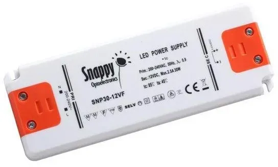 12vdc led power supply 30w - snappy