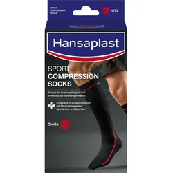 HANSAPLAST Sport Compression Socks Gr.M 2 St.