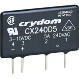 CRYDOM Halbleiterrelais CX380D5 5A Schaltspannung (max.): 530 V/AC Nullspannungsschaltend 1St.