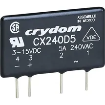 CRYDOM Halbleiterrelais CX380D5 5A Schaltspannung (max.): 530 V/AC Nullspannungsschaltend 1St.