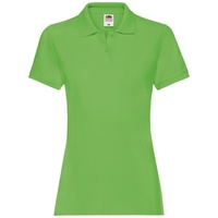 FRUIT OF THE LOOM PREMIUM POLO - Damen Polo-Shirt mit Zwei-Knopfleiste,