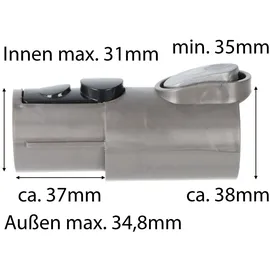 AccuCell Staubsauger-Adapter passend für Dyson 968235-01 von der alten auf die neue Version