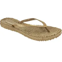 Ilse Jacobsen HORNBÆK | | Damen Flip Flops mit Glitter | Dänische Design | Sommer Strand Zehentrenner | Atmosphere | 36 EU - 36