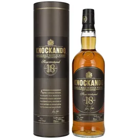 Knockando Whisky 18 Years Old Slow Matured Single Malt Scotch 43% vol 0,7 l Geschenkbox