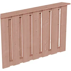 Brüstungsgeländer SKANHOLZ "Deckelschalung", beige (natur), H:84cm L:120cm, Geländer
