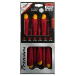 1St. Bizline BIZ 790081 Set aus 6 schraubenzieher I-SLIM Schlitz/PZ