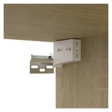 vidaXL Sonoma-Eiche TV-Lowboard 100x30x30 cm Holzwerkstoff