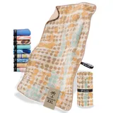 NirvanaShape Strandtuch XXL - Strandhandtuch mit über 32 Strand-Muster - schnelltrocknende Mikrofaser Badetuch, Microfaser Handtuch, Badehandtuch - 200 x 90 cm