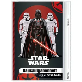ROTH Hausaufgabenheft Star Wars für clevere Faule liniert DIN A5 ohne Rand, 104 Blatt, 1 St.