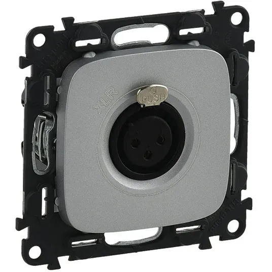 LegrandValena Allure, XLR-Dose 3-polig weiblich (aluminium)