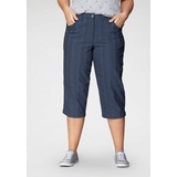 KjBRAND Caprihose »Babsie: bequemer Oberschenkel«, Gr. 54 - N-Gr, blau, , 48545708-54 N-Gr