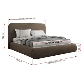 MKS Benea Classic 140 x 200 cm Braun