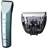 Panasonic Profi-Haarschneidemaschine ER-1421, für Akku-und Netzbetrieb & Ersatz-Scherkopf für ER-1410/ER-1411/146/148, Typ WER9713, 1er Pack