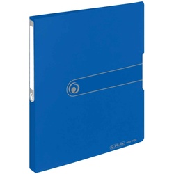 Herlitz Ringbuch A4, 2 Ringe, 2,7cm Rücken, 16mm Füllhöhe Opak-Blau