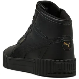 Puma Carina 3.0 Mid Damen Schwarz/Gold 37