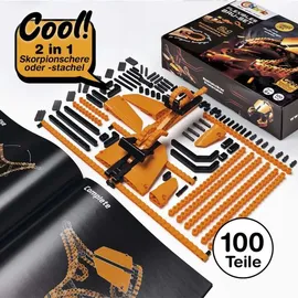 DS PRODUKTE cbionic Flexibles Klemmbaustein-System 2-in-1 Skorpionschere 128-tlg.