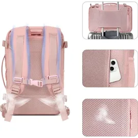 TECH-PROTECT Reiserucksack mit Platz für einen Laptop, 20l, Tech-Protect Defender S50, Rosa
