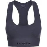 Icebreaker Damen Seamless Active Sport BH (Größe XS, blau)