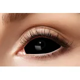 Eyecatcher 84091541-s03 - Farbige Sclera Kontaktlinsen, 1 Paar, für 6 Monate, Schwarz, Karneval, Fasching, Halloween