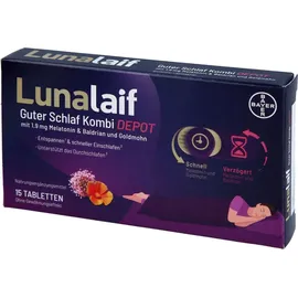 Bayer Lunalaif Guter Schlaf Kombi Depot Tabletten 15 St.