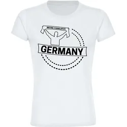 multifanshop Damen T-Shirt - Germany - Meine Fankurve - Druck schwarz - Frauen