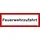 MBS FIRE Schild Feuerwehrzufahrt 59 x 21 cm Rot