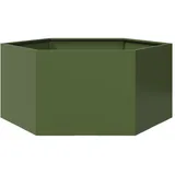 vidaXL Pflanzkübel 104 x 90 x 45 cm Olivgrün