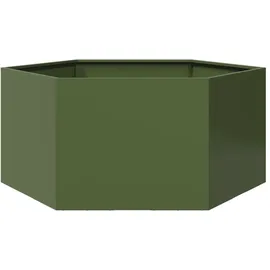 vidaXL Pflanzkübel 104 x 90 x 45 cm Olivgrün