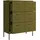 vidaXL Schubladenschrank 80 x 101,5 x 35 cm Olivgrün