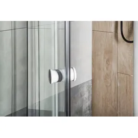 Aqualine Amico Dusch-Drehtür 104 x 185 cm Klarglas