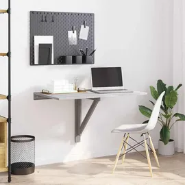 vidaXL Wand-Klapptisch 100 x 60 x 56 cm Grau